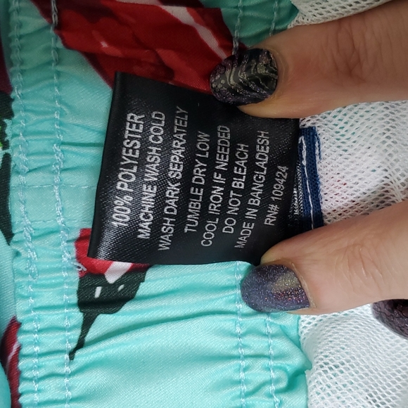 Men's Jake Austin Chili Pepper Swim Shorts - Picture 9 of 10